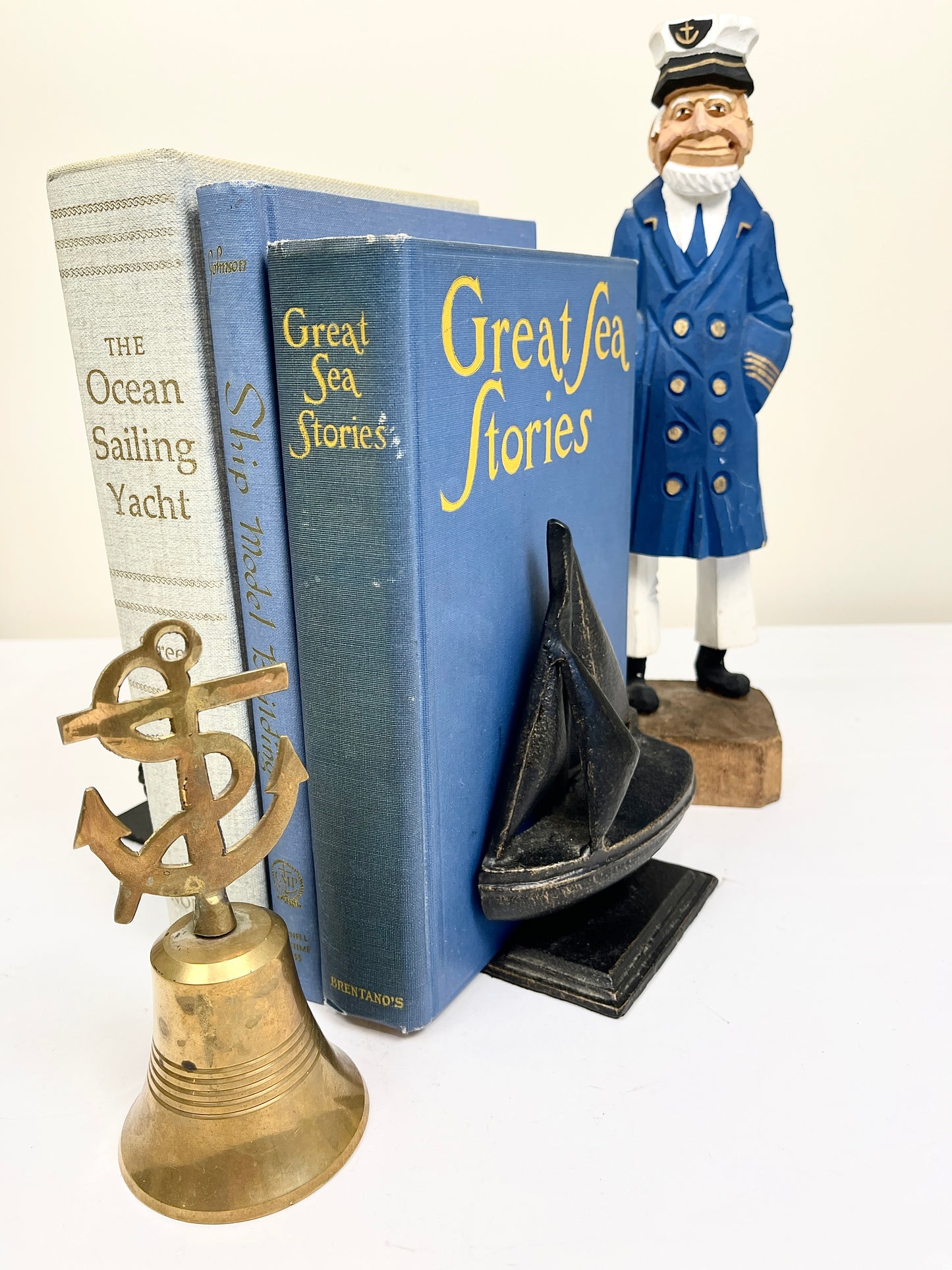 Vintage Sailboat Bookends