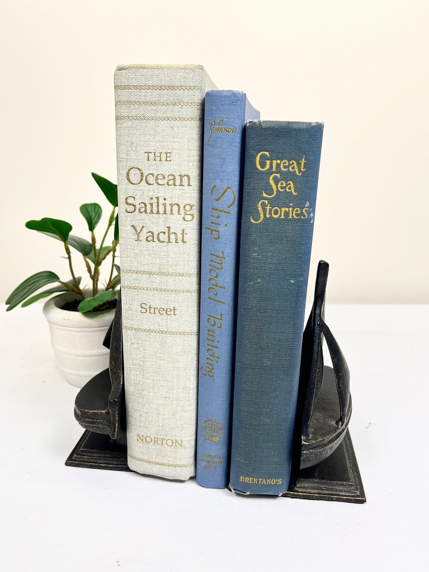Vintage Sailboat Bookends