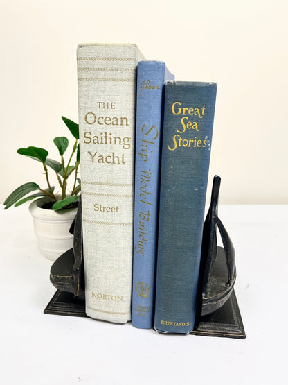 Vintage Sailboat Bookends