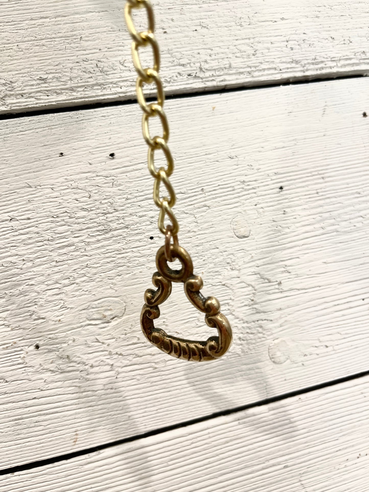 Triple Hanging Brass Bells