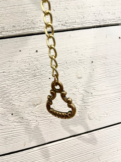 Triple Hanging Brass Bells