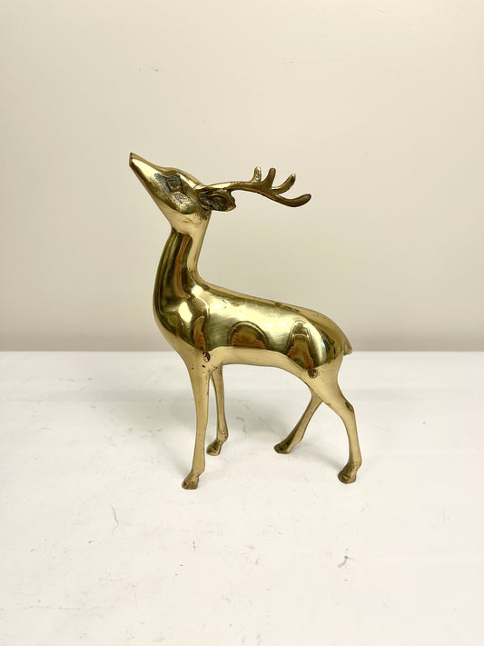 Vintage Brass Reindeer