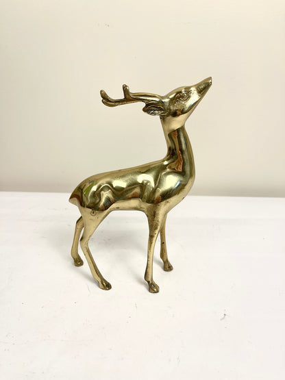 Vintage Brass Reindeer