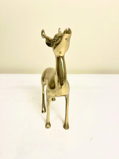 Vintage Brass Reindeer