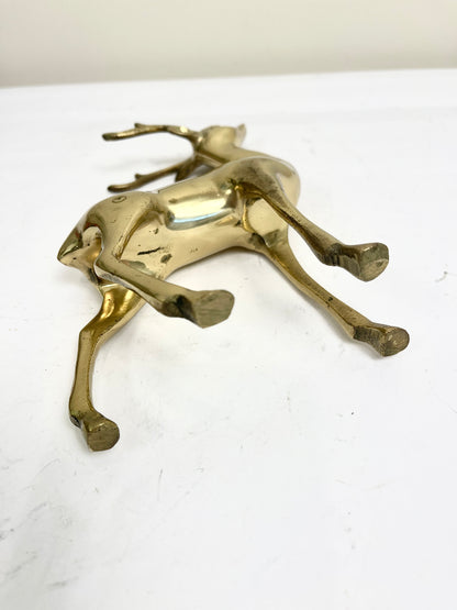 Vintage Brass Reindeer