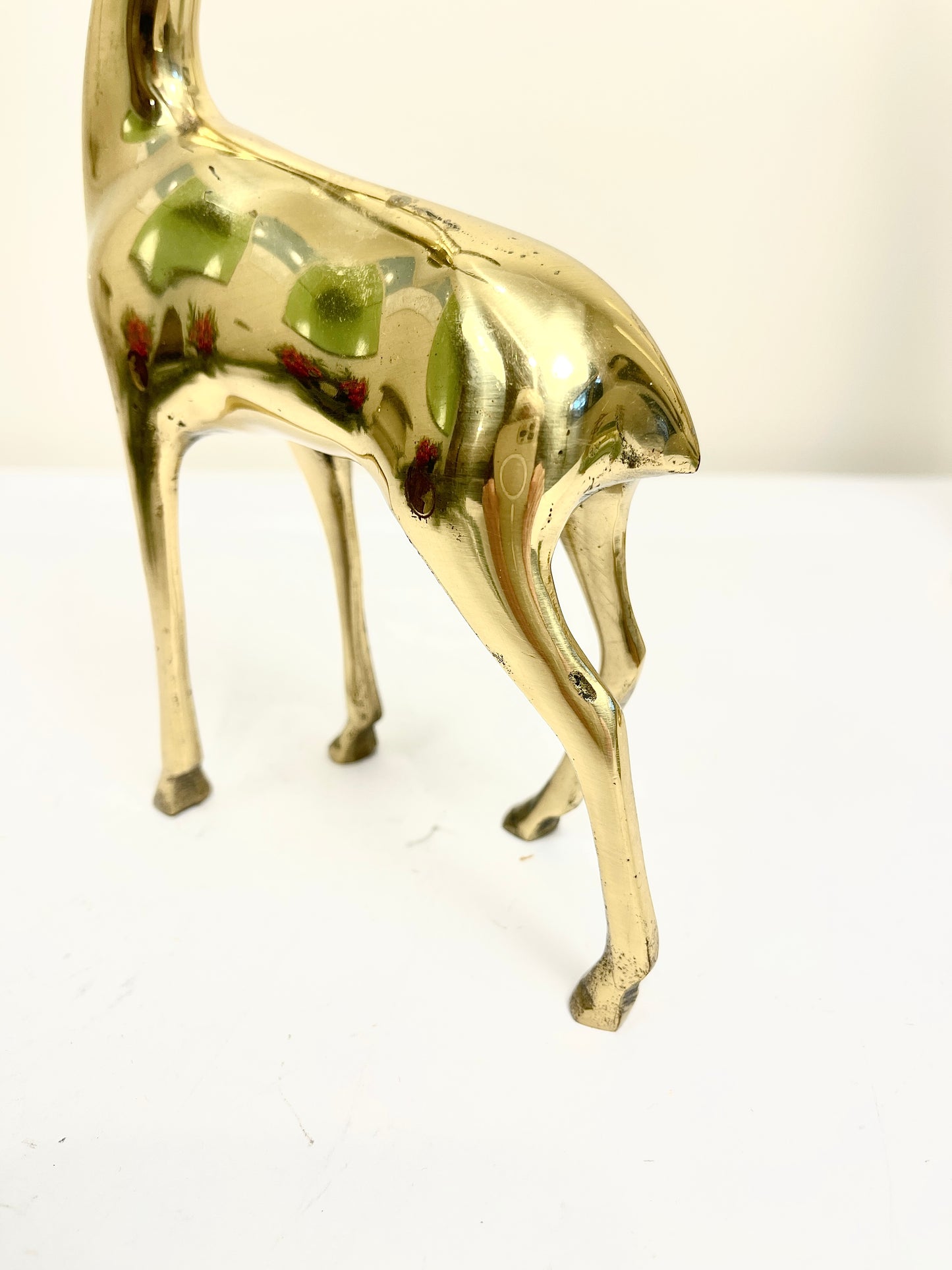 Vintage Brass Reindeer