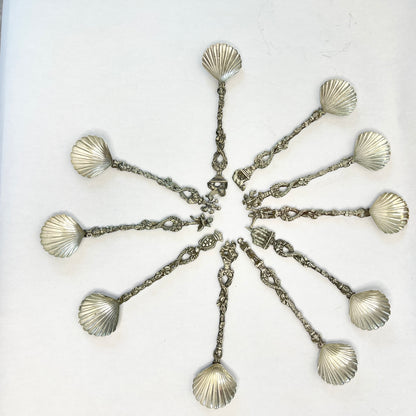 Vintage Silver Shell Spoons - Made in Italy - Price is for One Spoon