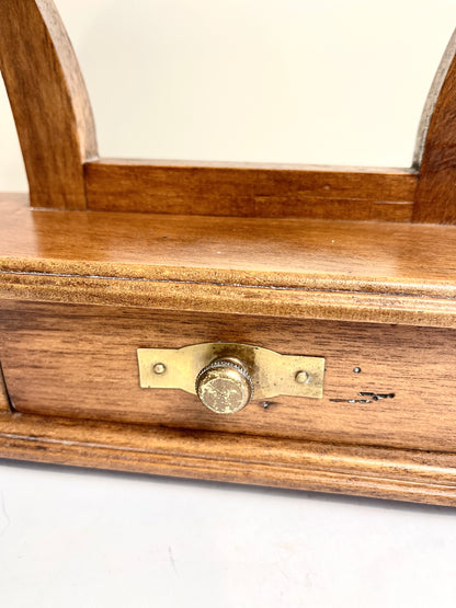 Vintage Tilt Mirror on Stand