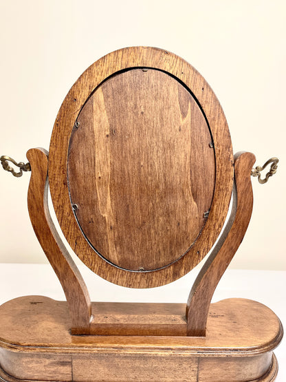 Vintage Tilt Mirror on Stand