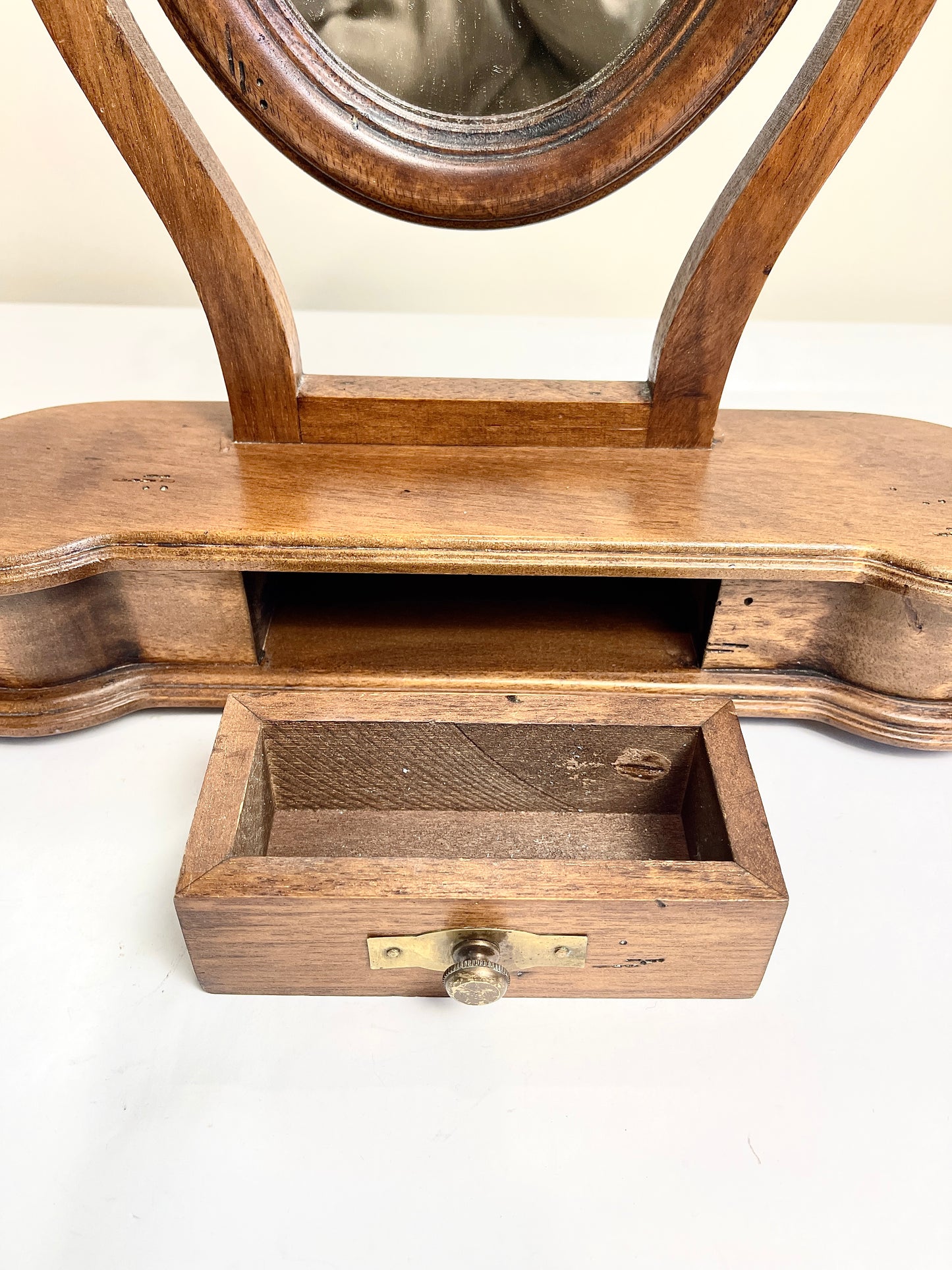 Vintage Tilt Mirror on Stand