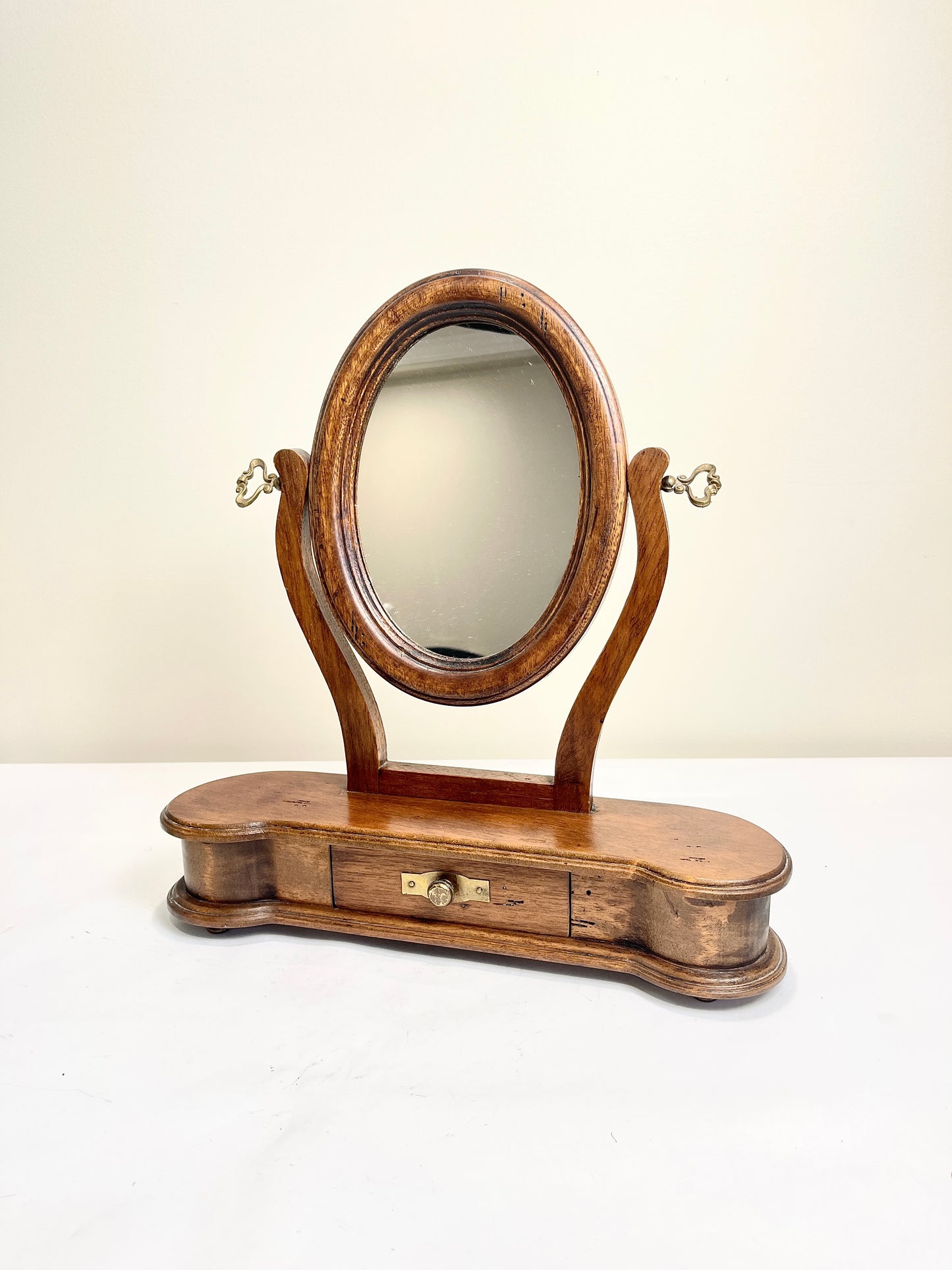 Vintage Tilt Mirror on Stand