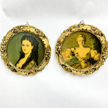 Vintage Florentine Art - Price is for the Pair