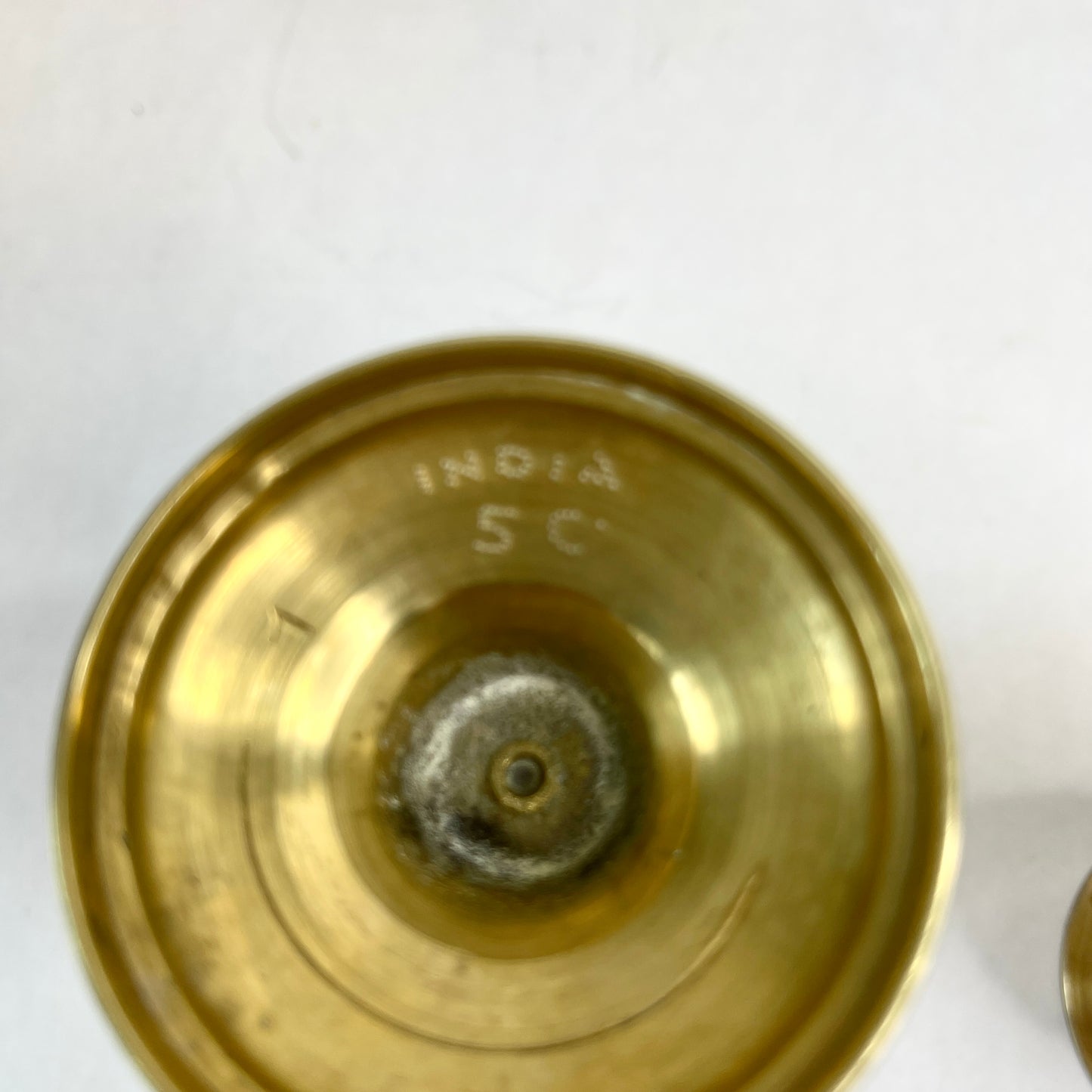 Vintage Brass Vases - Price is for the Pair