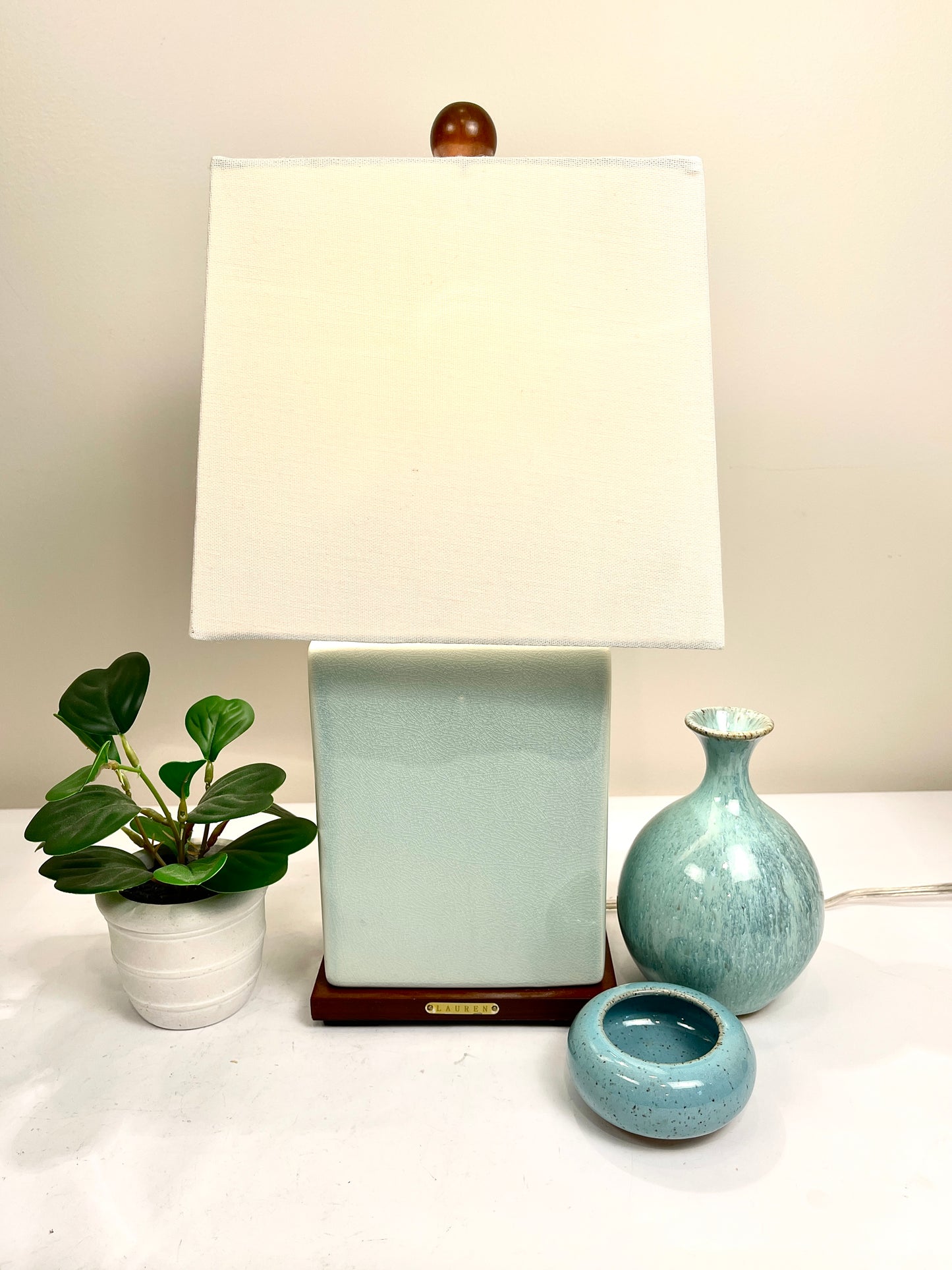 Pale Green Lamp