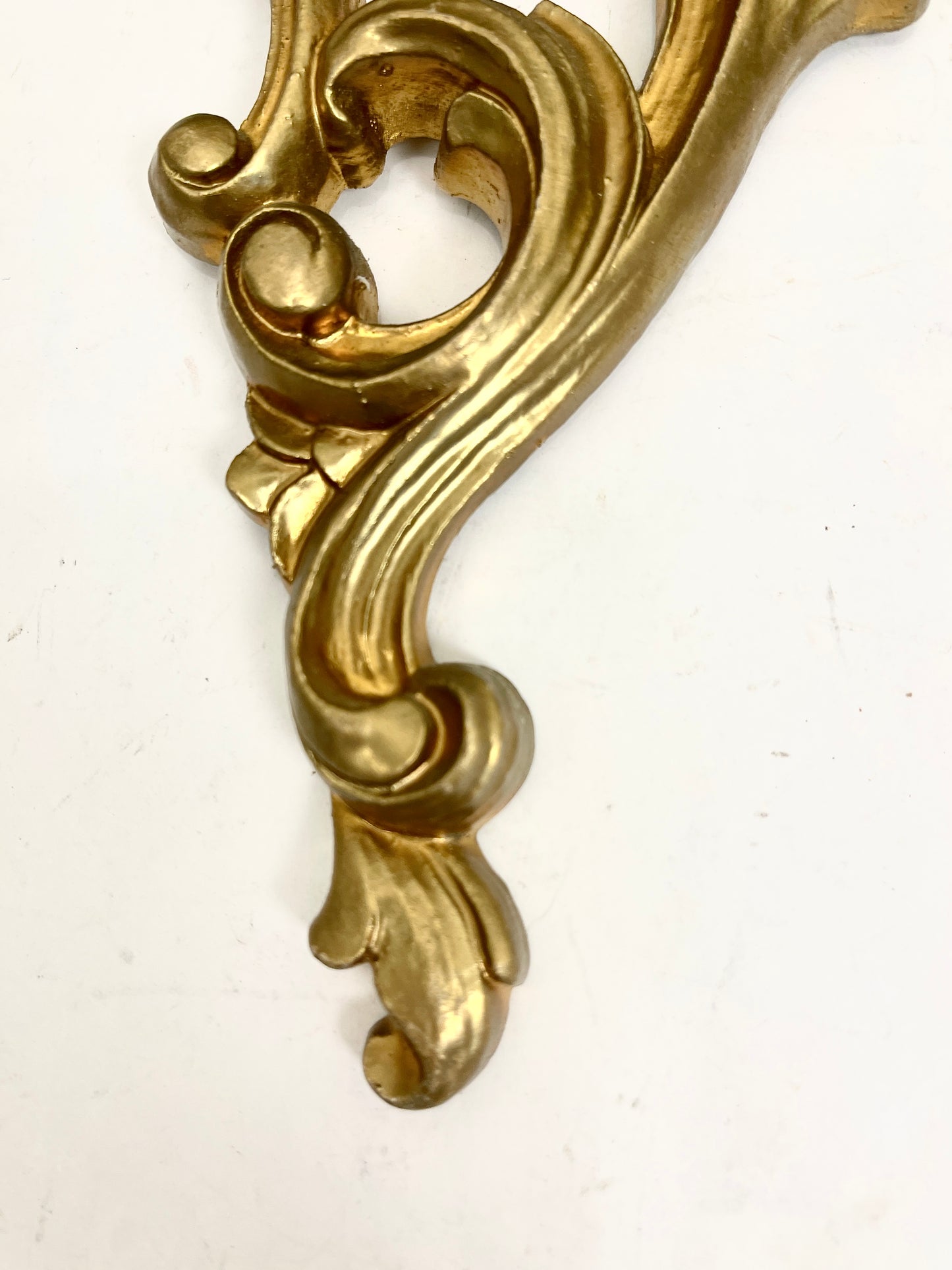 Gold Demilune Shelves