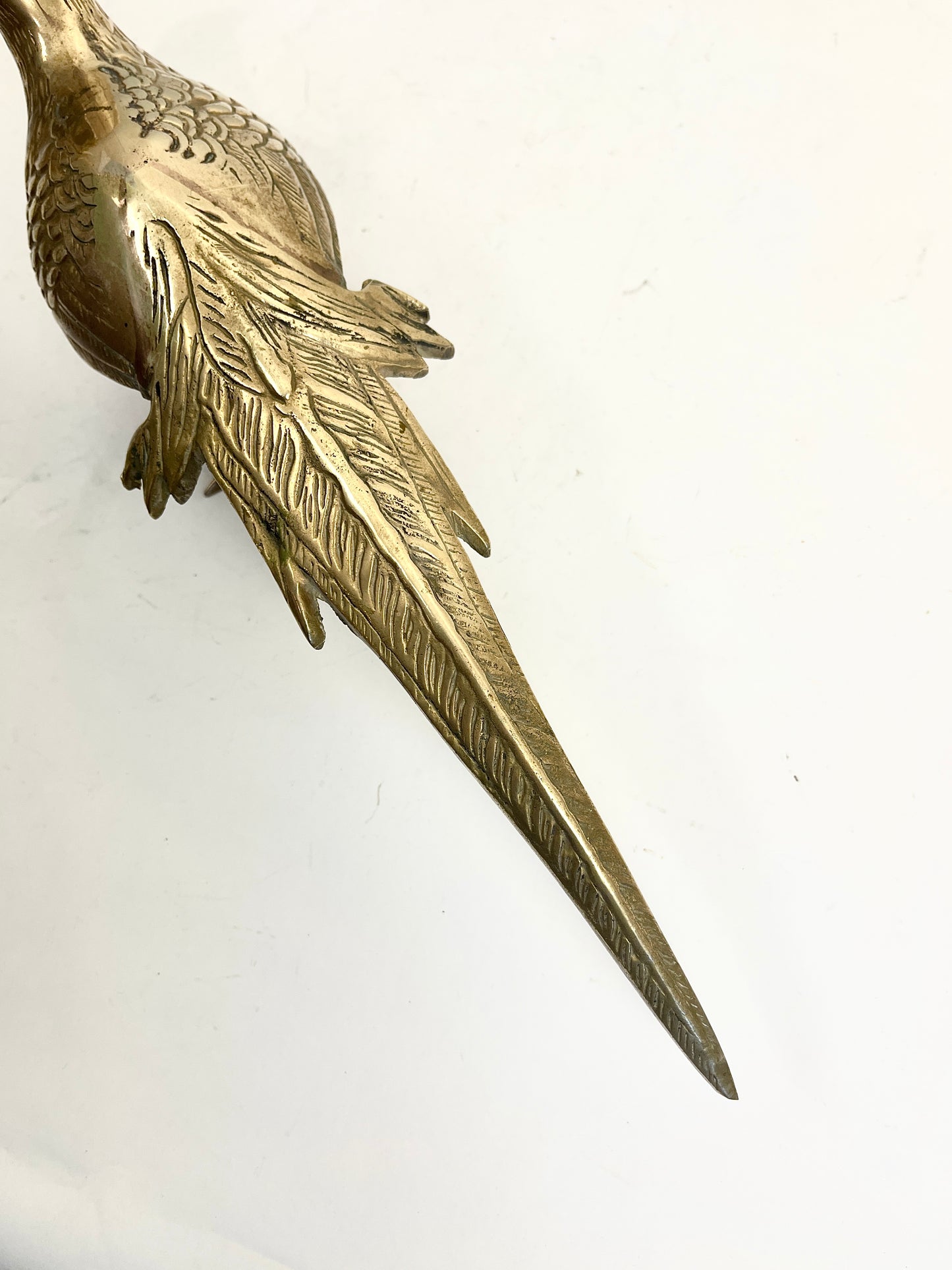 Vintage Brass Pheasant