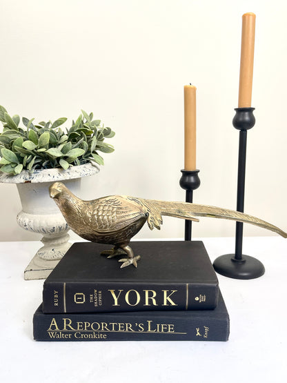 Vintage Brass Pheasant
