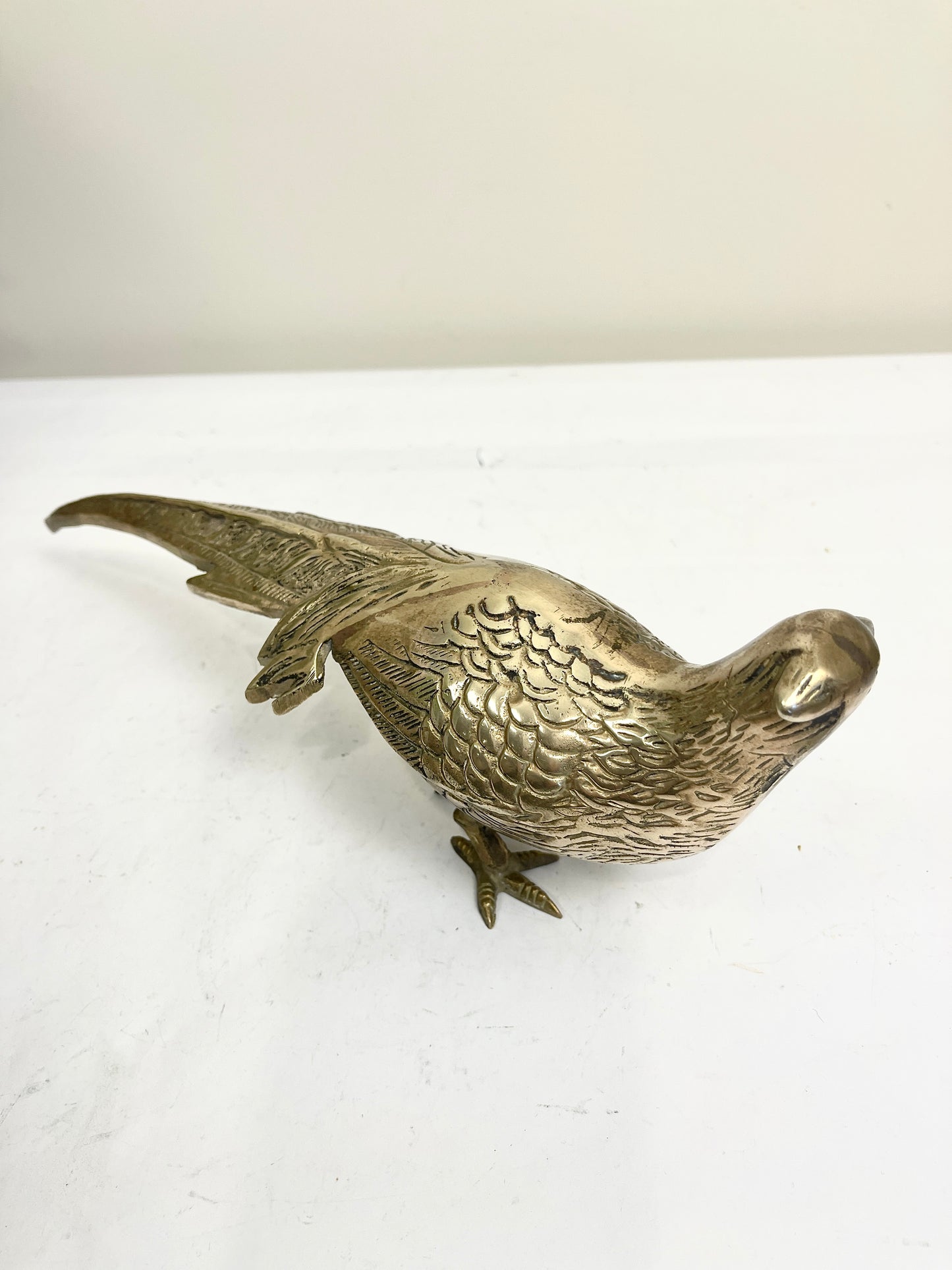 Vintage Brass Pheasant