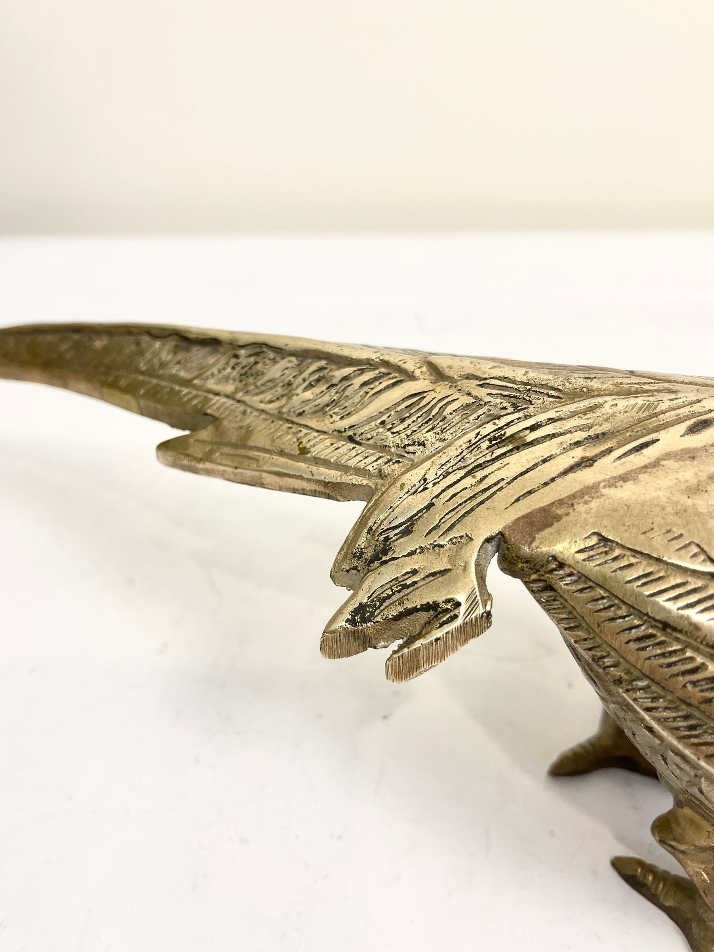 Vintage Brass Pheasant