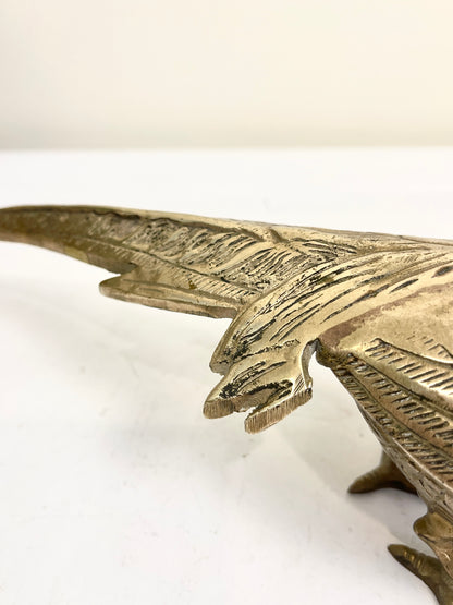 Vintage Brass Pheasant