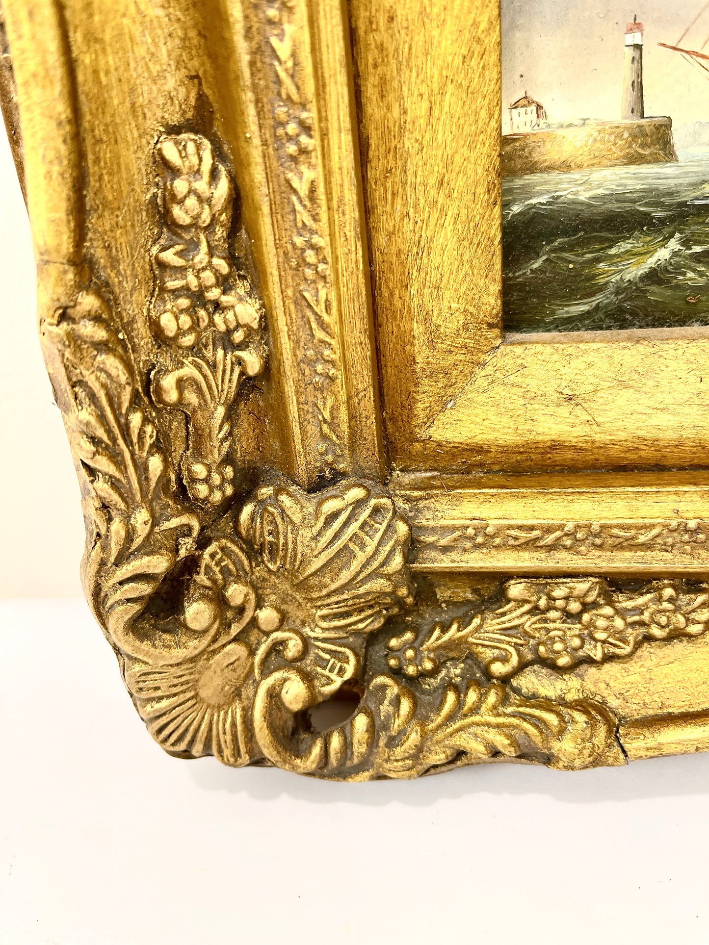 Vintage Clipper Ship Painting