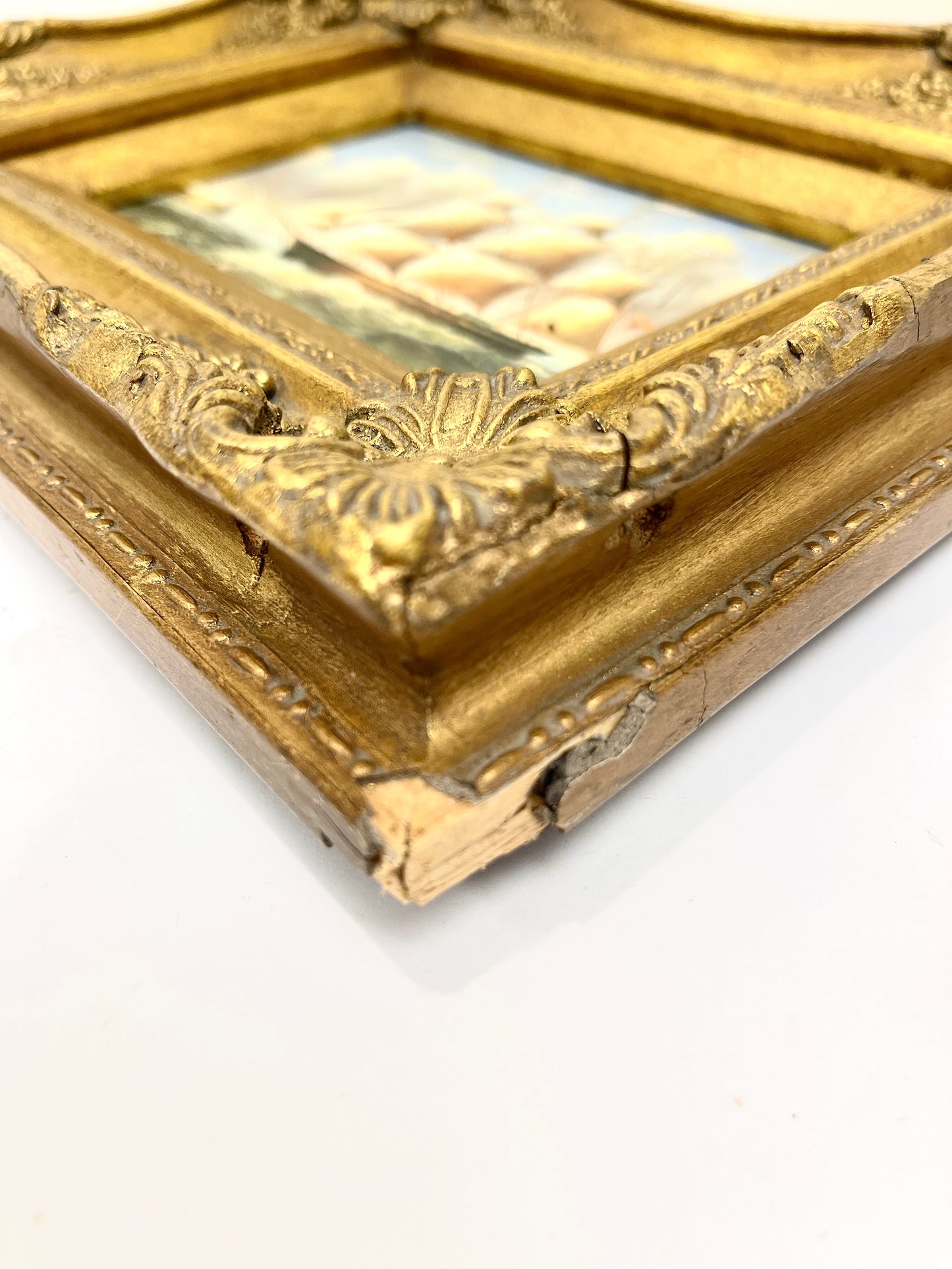 Vintage Clipper Ship Painting