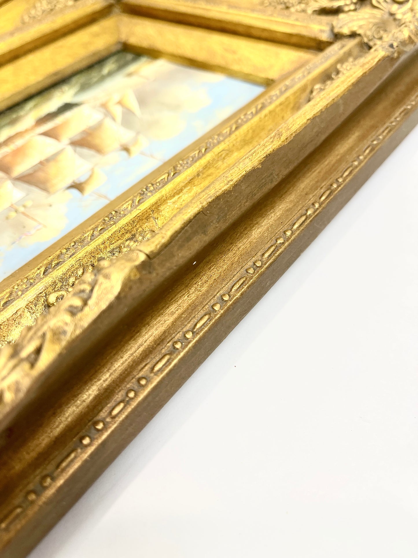 Vintage Clipper Ship Painting