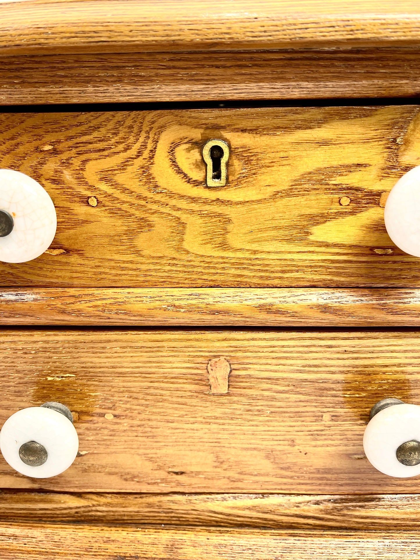 Antique Spool Cabinet: Tabletop Chest