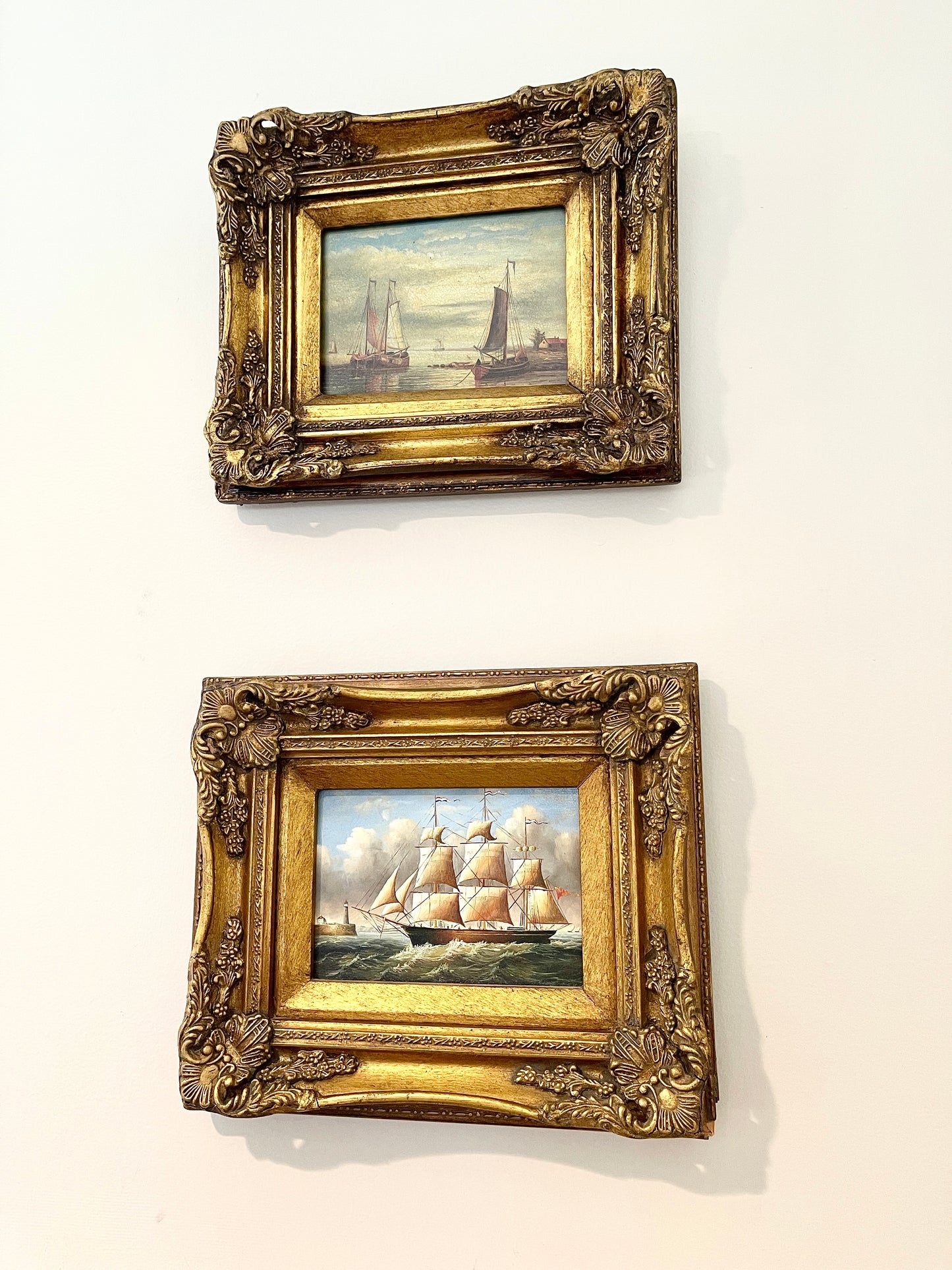 Vintage Clipper Ship Painting
