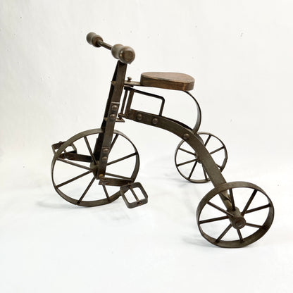 Vintage Metal and Wood Tricycle or Bicycle