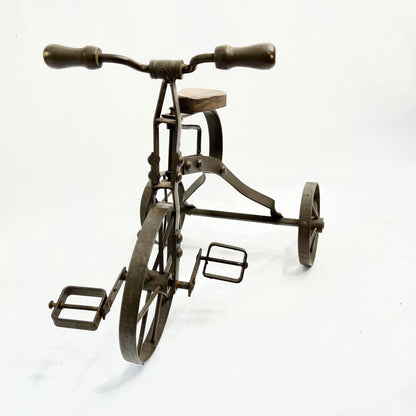 Vintage Metal and Wood Tricycle or Bicycle