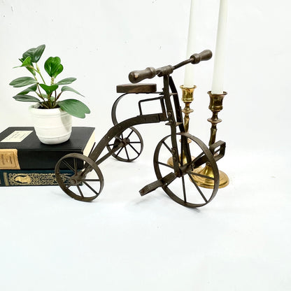 Vintage Metal and Wood Tricycle or Bicycle