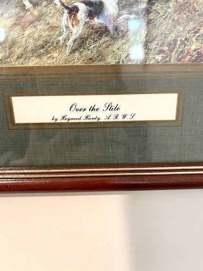 Vintage Hunting Scene Lithograph:  Heywood Hardy