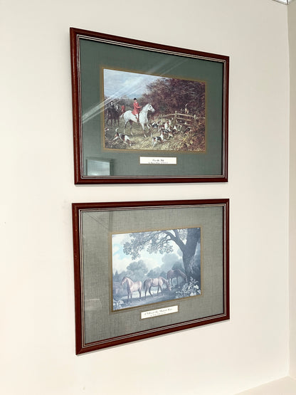 Vintage Horse Scene Lithograph:  George Stubbs