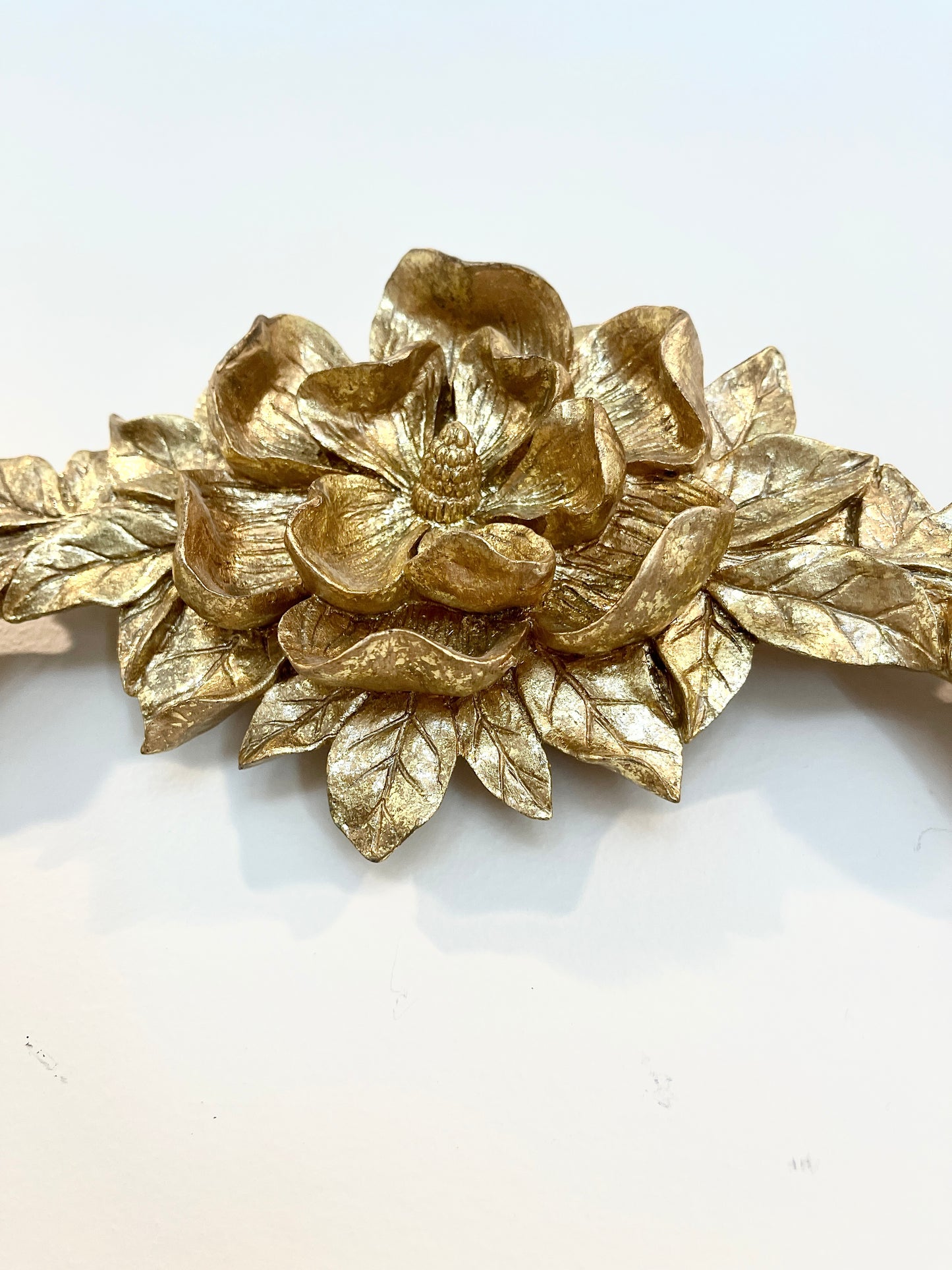 Vintage Gold Floral Swag