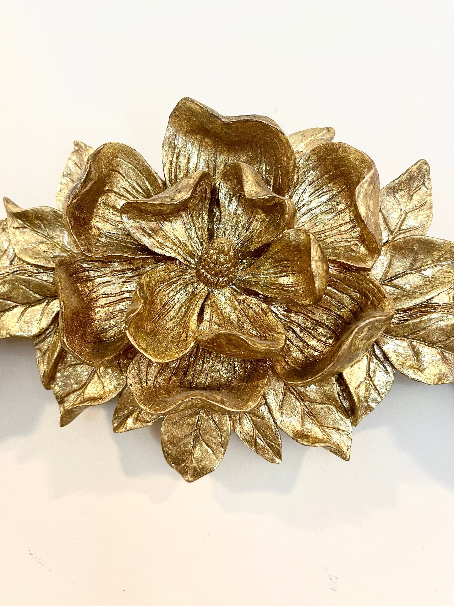 Vintage Gold Floral Swag