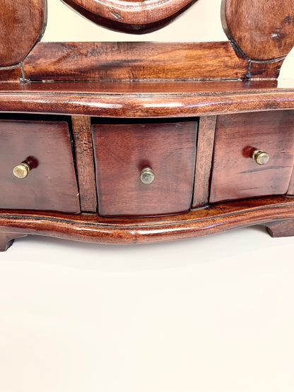 Vintage Tilt Mirror on Stand