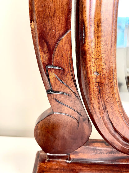 Vintage Tilt Mirror on Stand