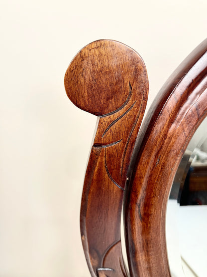 Vintage Tilt Mirror on Stand