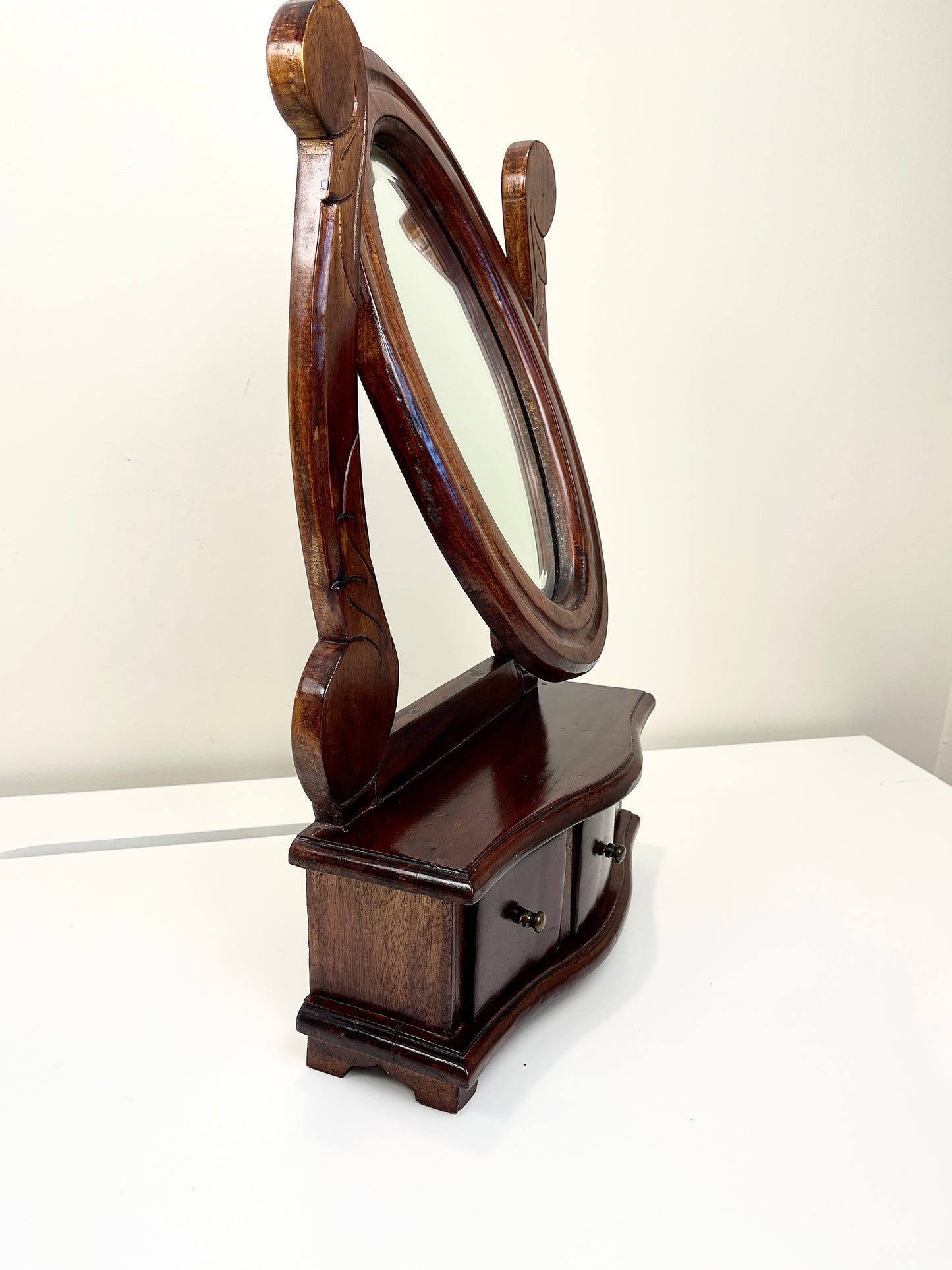 Vintage Tilt Mirror on Stand