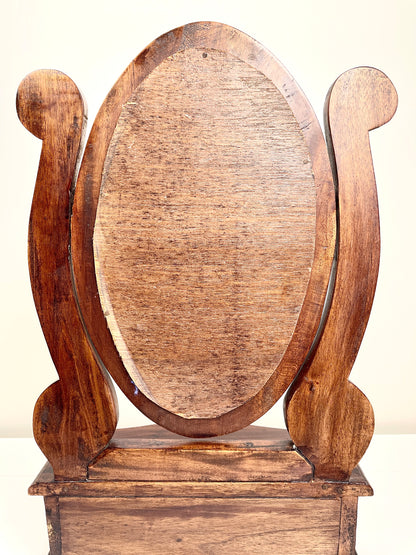 Vintage Tilt Mirror on Stand