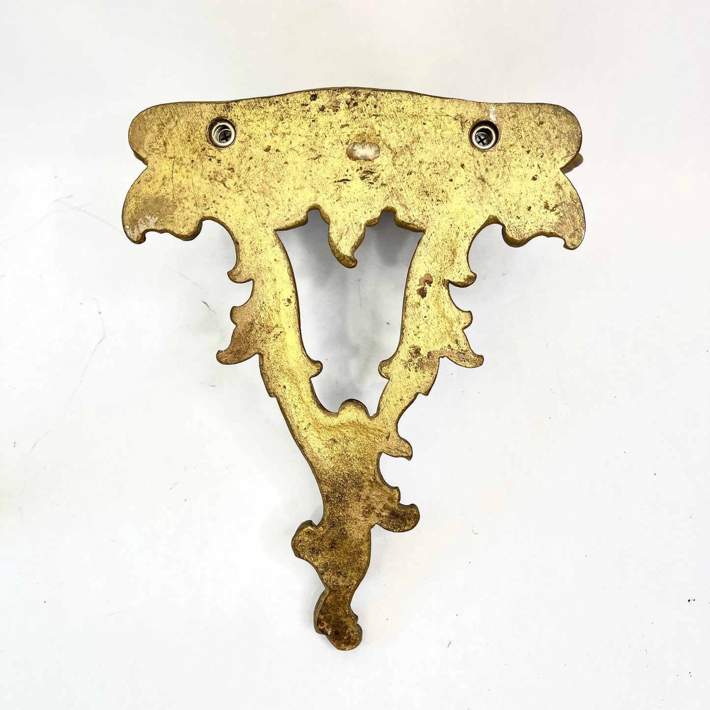 Vintage Syroco Gold Half Round Shelves