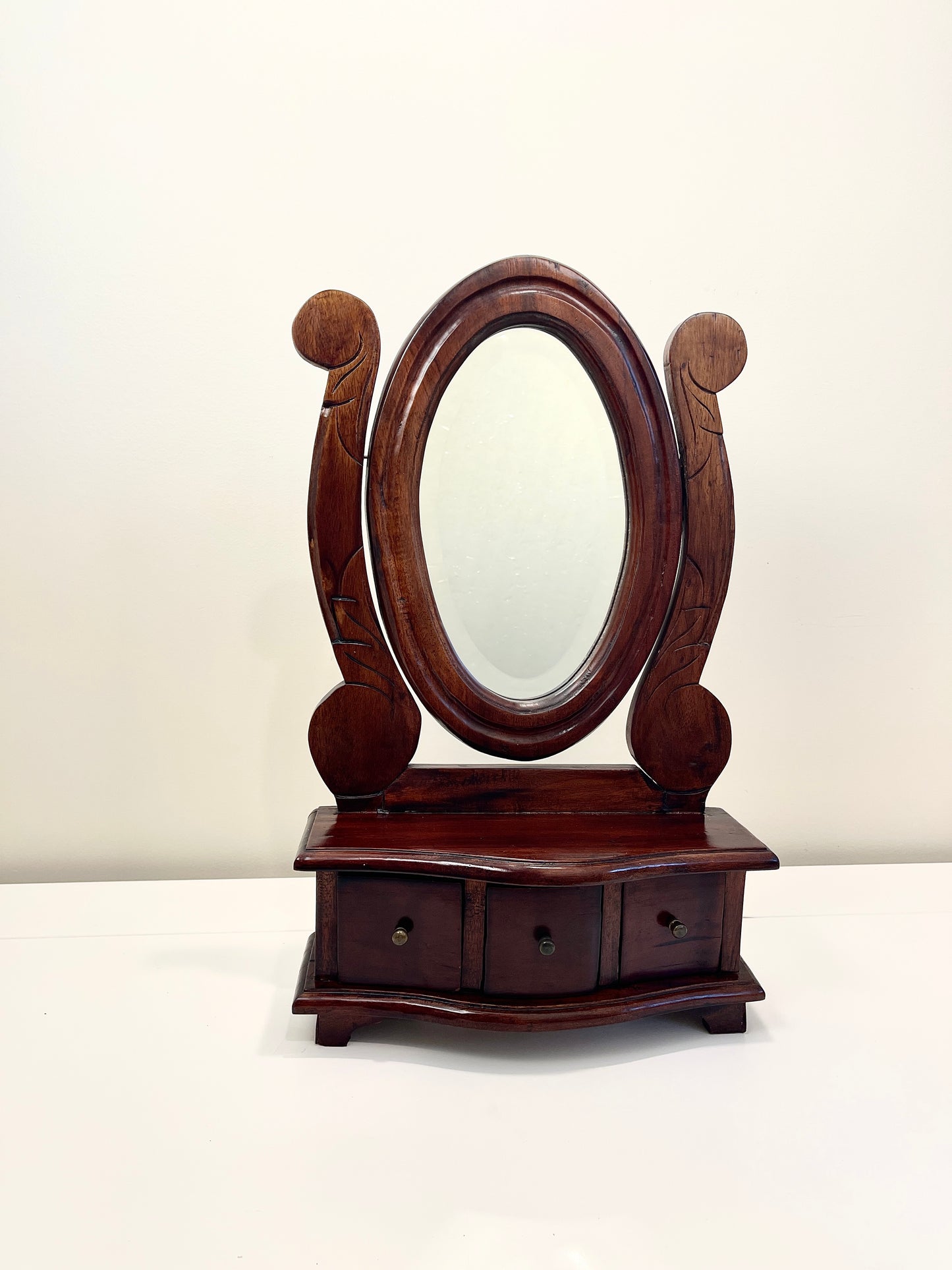 Vintage Tilt Mirror on Stand