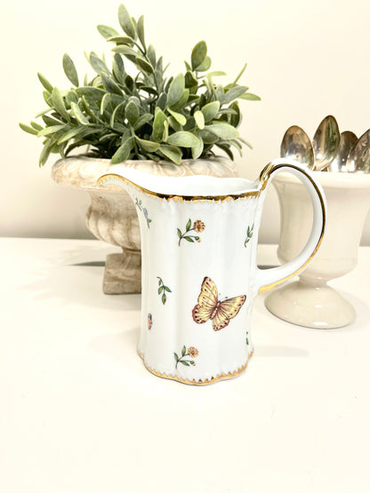 Vintage Butterfly Pitcher:  Godinger
