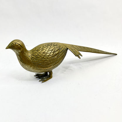 Vintage Brass Pheasant