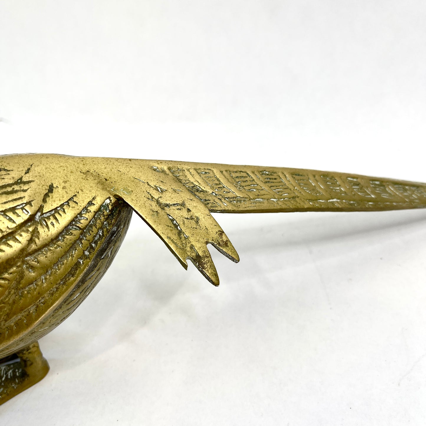 Vintage Brass Pheasant