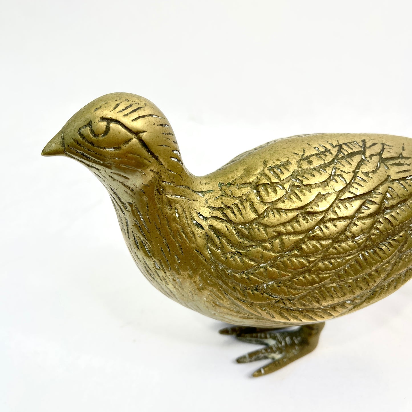 Vintage Brass Pheasant