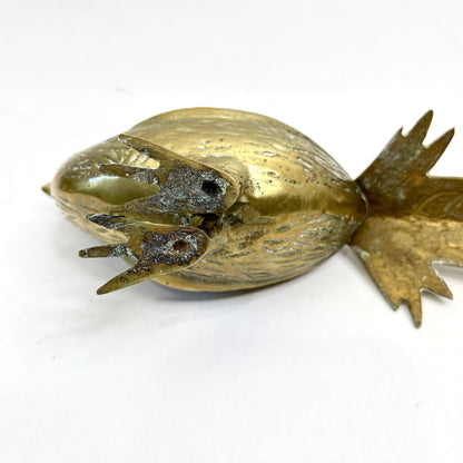 Vintage Brass Pheasant