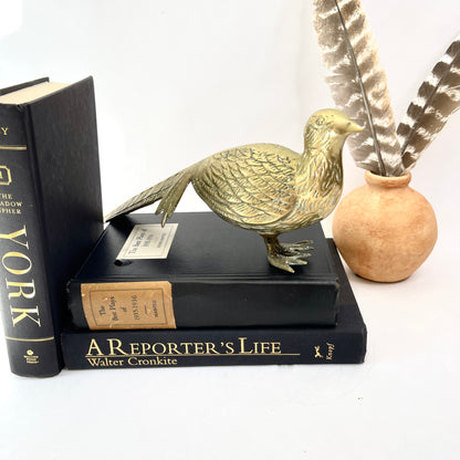 Vintage Brass Pheasant