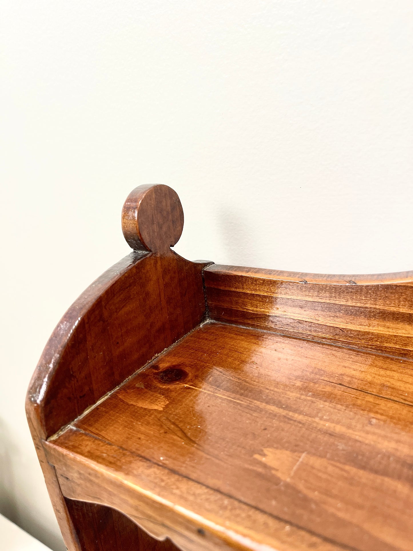 Vintage Wall Shelf with Drawers